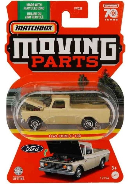 Luxury 1:64 Arabalar Serisi FWD28 1963 Ford F-100 1 Adet