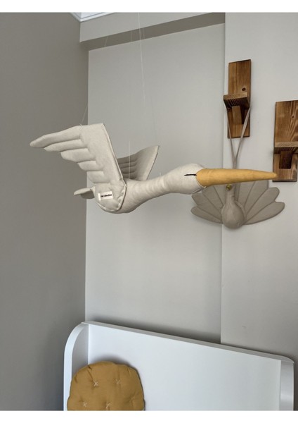 Luxury Dekoratif Leylek , Çocuk Odası , Aksesuar 1 Adet
