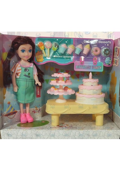 Luxury Sparkle Bella Princess Eğlenceli Doğum Günü Pastalı Oyun Seti 1 Adet
