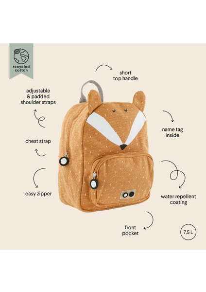 Luxury Çocuk Sırt Çantası - Mr. Fox 1 Adet modelleri
