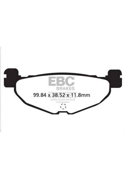 Fren Balatası Carbon Sfac408 Tmax 500 530 Yp 400 Majesty [non