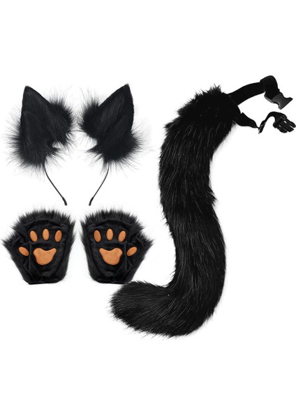 Cos Simülasyon Peluş Tilki Maske Seti (Yurt Dışından)