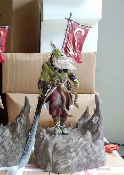 World Of Warcraft Samuro El Aleti Aranjman Maket Heykel Hediye (Yurt Dışından)