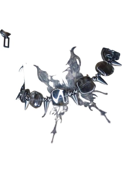 Punk Ağır Ağırlık Çok Katmanlı Püsküllü Yaka Zinciri (Yurt Dışından)