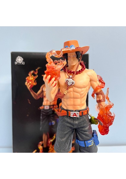 Nautical King Anime Çevre Ateş Yumruk Ace Heykeli Model El Aleti Hediye (Yurt Dışından)