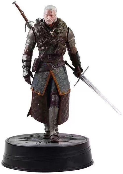 The Witcher 3 Wild Hunt 3 Dark Horse Jarloth Büyük Usta 2. Nesil Avcı Ayakta Duran Poz El Figürü Süs (Yurt Dışından)