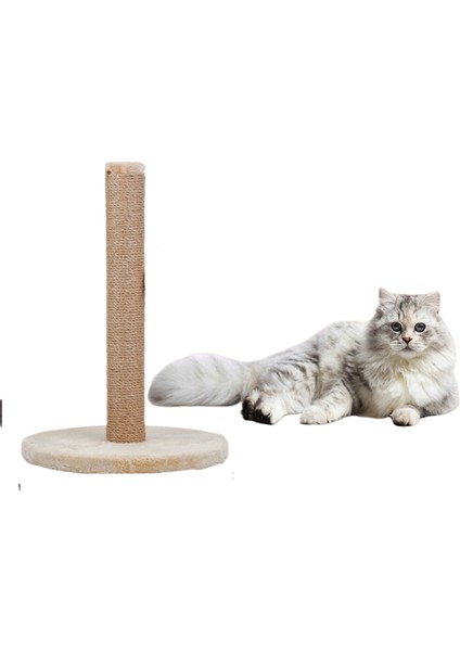 Aşınmaya Dayanıklı Sisal Kedi Tırmalama Direği Dikey Kedi Tırmanma Çerçevesi (Yurt Dışından)