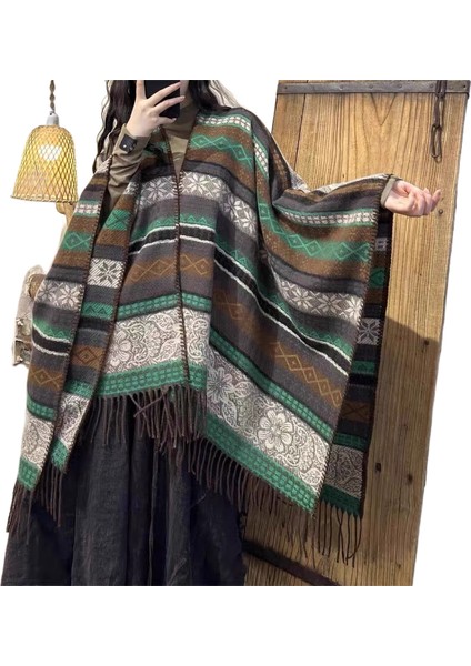 Moda Pelerin Şal (Yurt Dışından)