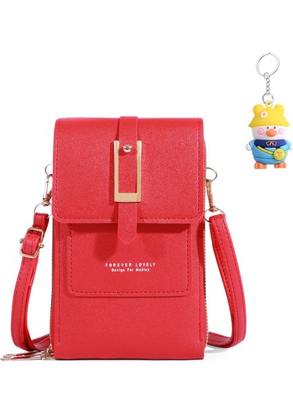 Cep Telefonu Çantası Crossbody Dokunmatik Ekran Cep Telefonu Çantası Cüzdan Omuz Çantası Taşınabilir (Yurt Dışından)