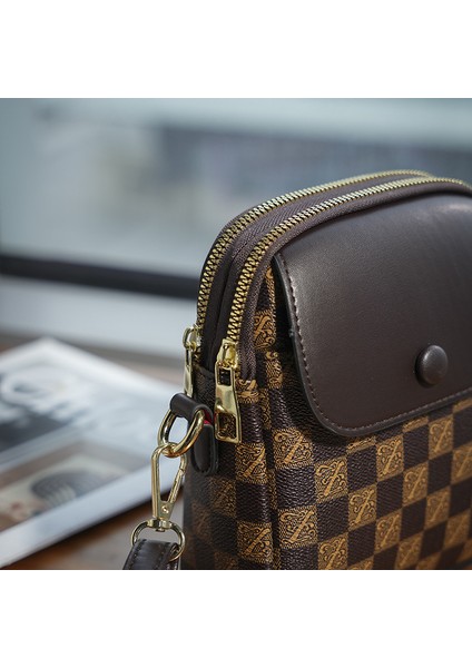 Çok Yönlü Crossbody Çanta Kadın Çanta Moda Tek Omuz Çok Katmanlı Cep Telefonu Çanta Küçük Çanta (Yurt Dışından) fiyatları
