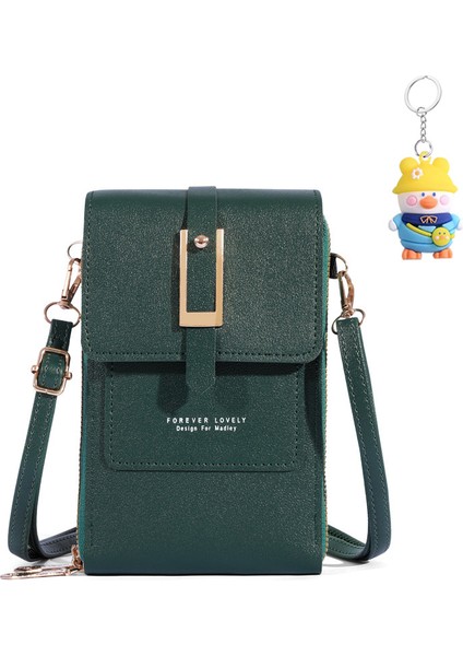 Cep Telefonu Çantası Crossbody Dokunmatik Ekran Cep Telefonu Çantası Cüzdan Omuz Çantası Taşınabilir (Yurt Dışından)