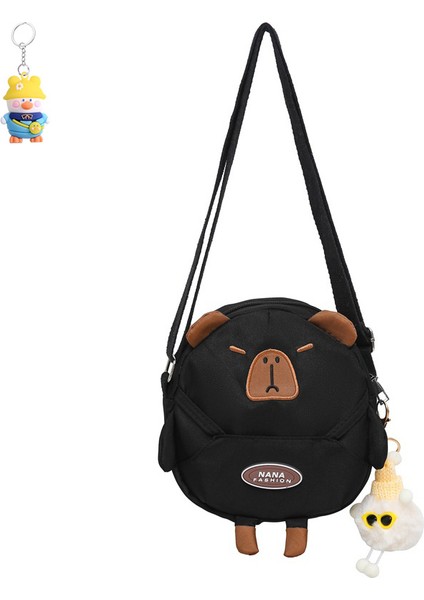Crossbody Çanta Sevimli Karikatür Kız Omuz Çantası Ortaokul Öğrencisi Tek Omuz Crossbody Küçük Çanta (Yurt Dışından)
