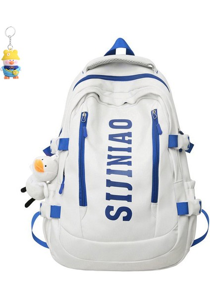 Erkek Sırt Çantası Büyük Kapasiteli Sırt Çantası Kızlar Için Basit ve Çok Yönlü Ortaokul Öğrencileri Lise Öğrencileri Okul Çantası Üniversite Öğrencileri Kadınlar (Yurt Dışından)