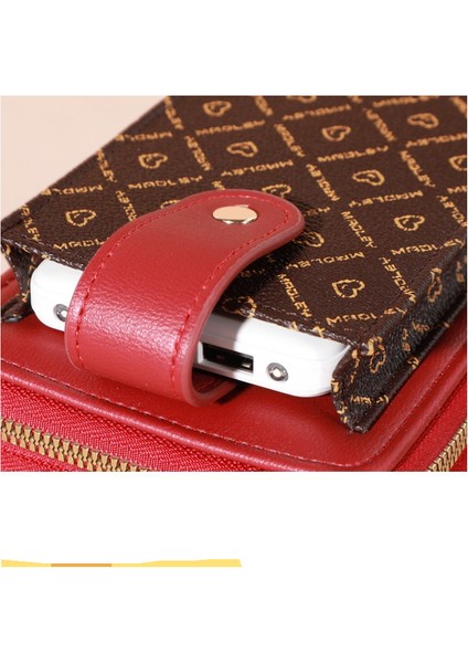 Moda Bayan Dokunmatik Ekranlı Cep Telefonu Çantası Çapraz Omuz Küçük Omuz Çantası Çok Fonksiyonlu Cep Telefonu (Yurt Dışından) fırsatları