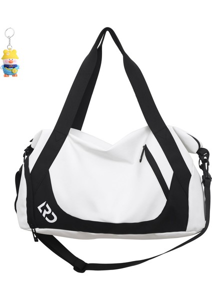 Spor Çantası Fitness Çantası Kadın Islak ve Kuru Ayrılmış Hafif Bagaj Kısa Mesafe Seyahat Çantası Erkek Yüzme (Yurt Dışından)