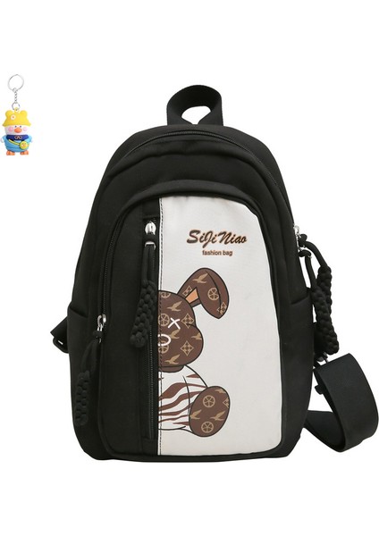 Göğüs Çantası Erkek Moda Çok Fonksiyonlu Omuz Sırt Çantası Kadın Gündelik Su Geçirmez Omuz Crossbody Çantası (Yurt Dışından)