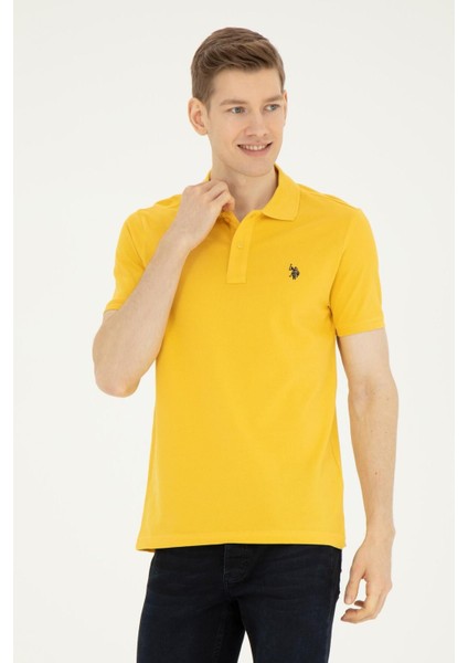 U.s.polo Assn. Erkek Koyu Sarı Tişört G081GL011 modelleri
