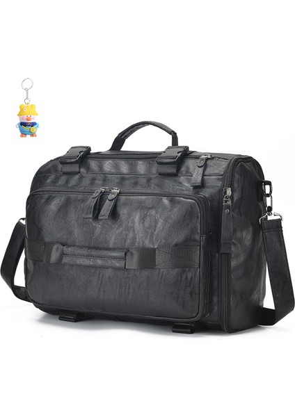 Moda Büyük Kapasiteli Seyahat Çantası Spor Eğlence Fitness Çantası Çok Fonksiyonlu Depolama Bagaj Sırt (Yurt Dışından)