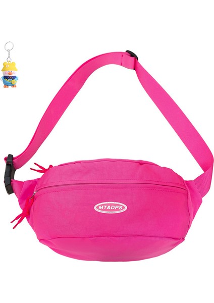 Göğüs Çantası Crossbody Çantası Kadın Gündelik Çok Yönlü Kanvas Crossbody Çantası Seyahat Bel Çantası Bisiklet Omuz Çantası (Yurt Dışından)