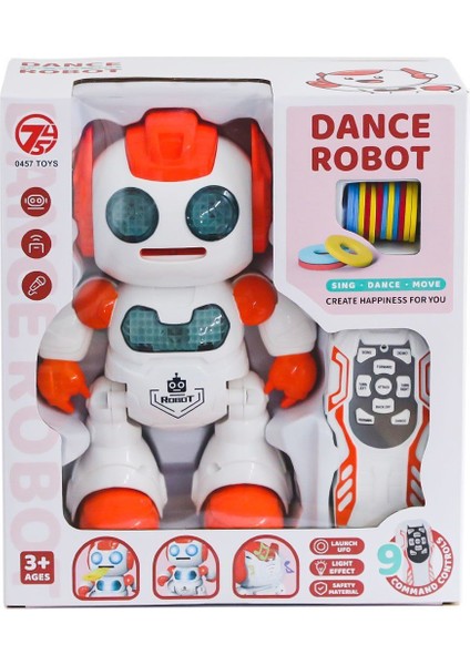 606-30 Kumandalı Disk Atan Robot -Can Oyuncak