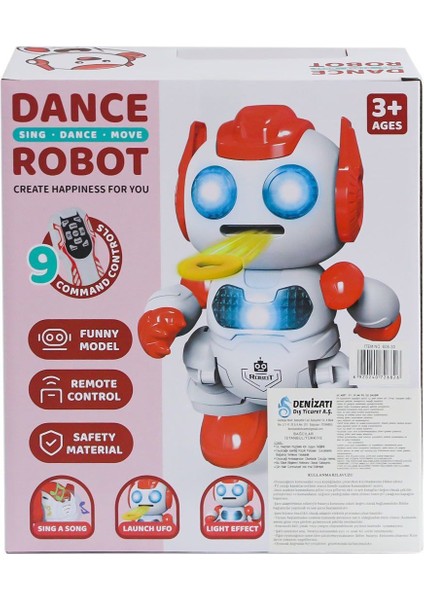 606-30 Kumandalı Disk Atan Robot -Can Oyuncak indirimleri