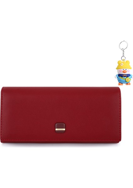 Büyük Kapasiteli Bayan Cüzdan Uzun Cüzdan Çoklu Kart Yuvası Kart (Yurt Dışından)