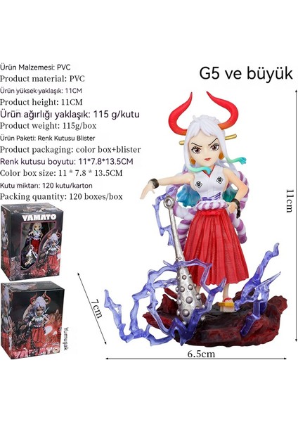 11 cm One Piece Yamato Hezhiguo El Modeli (Yurt Dışından)