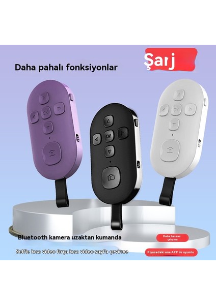 Ios Android Telefon Bluetooth Kısa Video Beğen Sayfa Çekim Uzaktan Kumandası (Yurt Dışından) modelleri