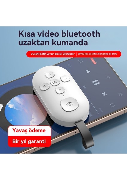 Ios Android Telefon Bluetooth Kısa Video Beğen Sayfa Çekim Uzaktan Kumandası (Yurt Dışından) fırsatları