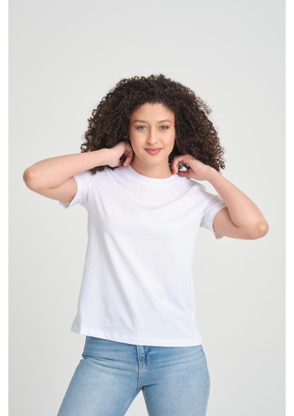 %100 Pamuk Basic Fit T-Shirt - Şık ve Konforlu Kısa Kollu Model fırsatları