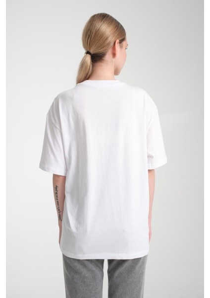 %100 Pamuk, Bisiklet Yaka, Oversize, Kısa Kollu Basic T-Shirt fiyatları