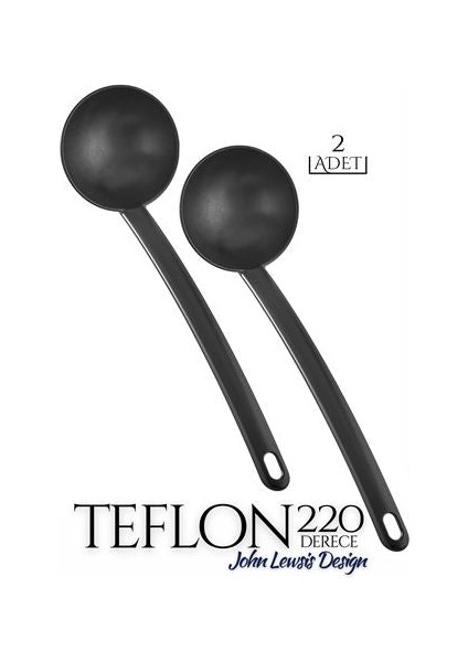 Teflon Servis Kepçesi 2 Li Set J.lewis Design