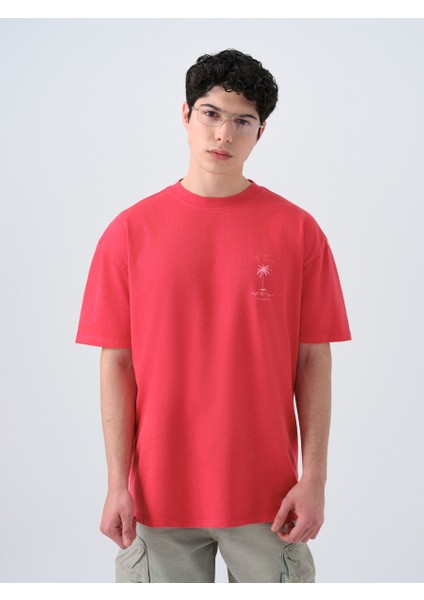 Oversize Fit Erkek Tshirt K.kol