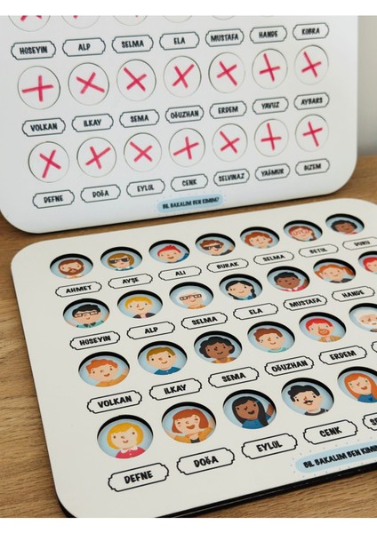 Ben Kimim,eğlenceli Tahmin Oyunu,kim Olduğumu Bul,ahşap Oyuncak Eğitici Oyuncak fırsatları