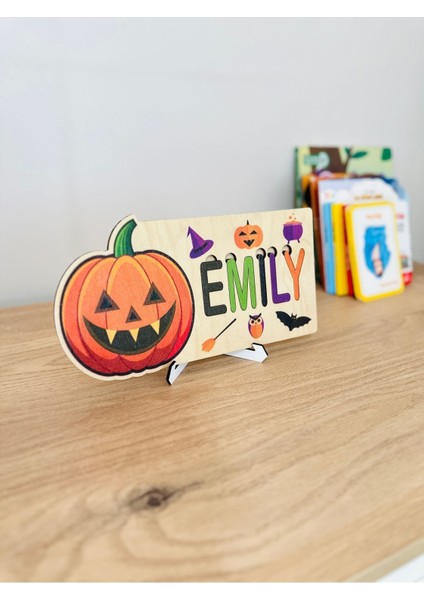 Halloven Isimlik, Hediye Isimlik, Eğitici Balkabağı Isimlik, Ahsap Isimlik, Cadılar Bayramı Isimlik fiyatları