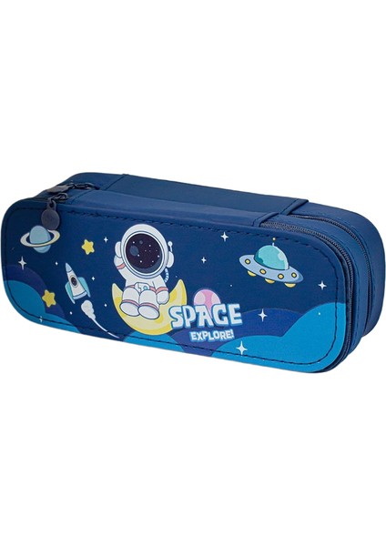 Karikatür Büyük Kapasiteli Kalem Kutusu (Yurt Dışından)