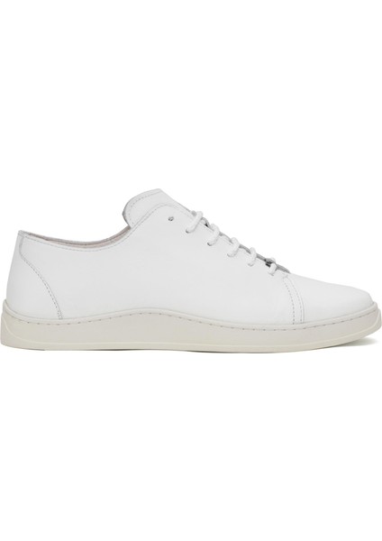 25Y-C12338 Deri Erkek Casual Ayakkabı Beyaz