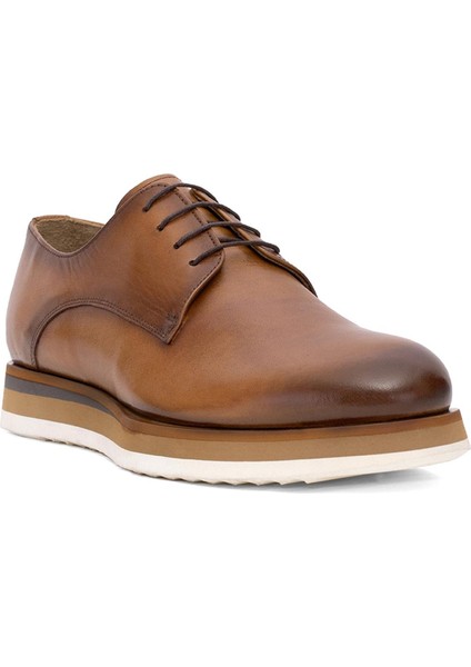 25Y-E9601 Deri Erkek Casual Ayakkabı Taba