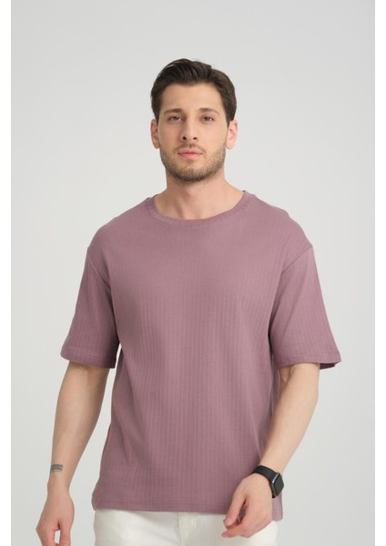 %100 Pamuk, Rahat Kesim, Bisiklet Yaka T-Shirt
