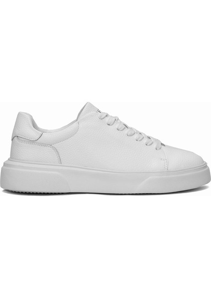 112230280 Tommy Erkek Deri Klasik Sneaker Beyaz