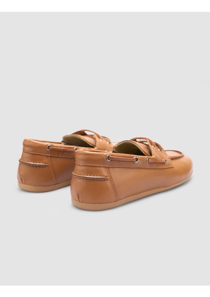 Deri Taba Kadın Loafer