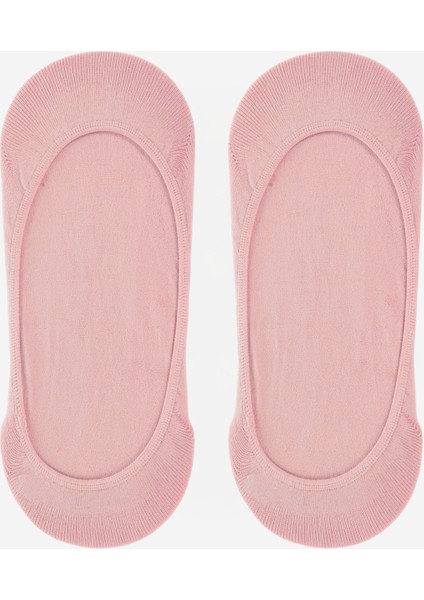 Kadın Basic Görünmez Babet Çorap Pembe
