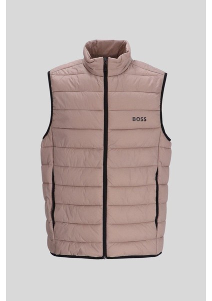 Su Geçirmez Regular Fit Dik Yaka Erkek Yelek Yeşil