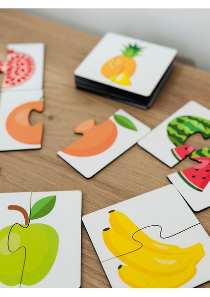 Meyveler,ahşap Meyveler Puzzle,meyveler Yap-Boz,ahşap Eğitici Oyuncak,puzzle