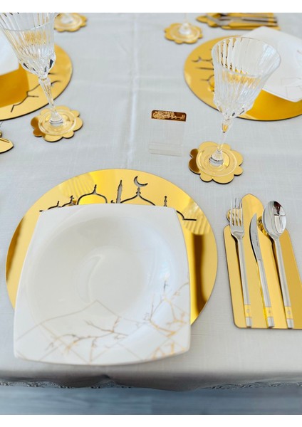 Ramazan Temalı Lüks Amerikan Servis,ramazan Temalı Yemek Seti,gold 12 Kişilik Amerikan Servis fırsatları