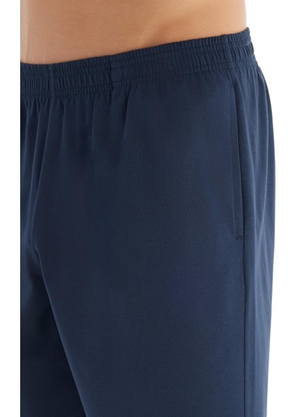 Erkek Premium Kısa Kol Şortlu Mavi Pijama Takım C3T1N7O04