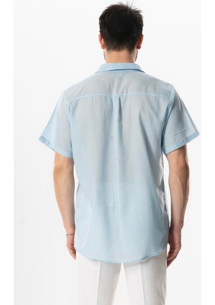 Kısa Kol Poplin Akdeniz Erkek Yazlık Gömlek Taş Tas fiyatları