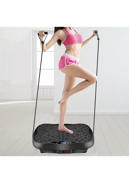 Titreşim Güç Plakaları, Bluetooth Hoparlörlü, Farklı Hız Seviyeli, 2 Direnç Bandı, Titreşim Fitness Eğitmeni, Vücut Tonlaması Için 550