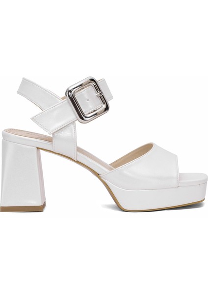 Elit PM08 K97-2 Kadın Topuklu Ayakkabı Sedef