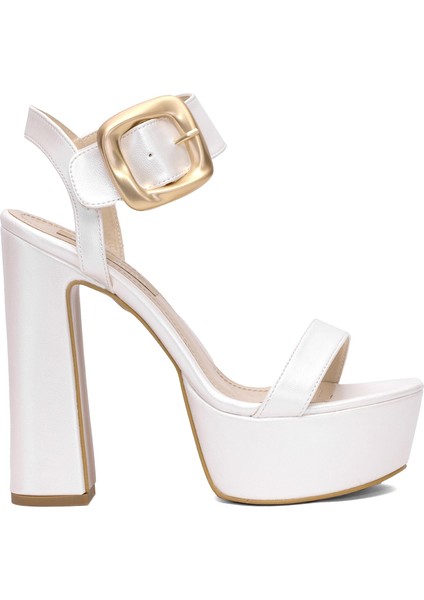 Elit PM08 K2050-1C Kadın Platform Ayakkabı Sedef